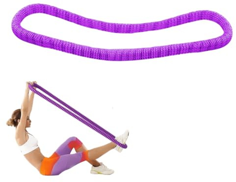Aro de Fitness, aro de Ejercicio de 3, 3 Libras con Resorte ponderado, Equipo de Entrenamiento en casa, Plegable, portátil, Suave, Fitness para Hombres y Mujeres, 75 Pulgadas, Equipo de Entrenamiento
