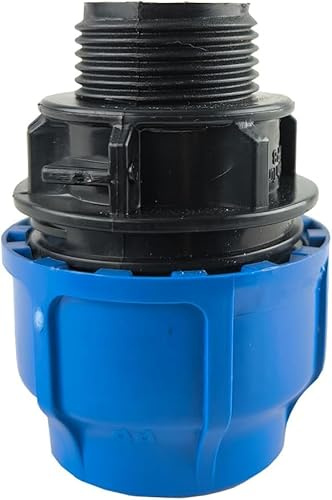 RP RIEGOPRO - Raccord PE fileté mâle | Fitting pour systèmes d'eau et d'arrosage extérieur | Connecteur pour irrigation automatique et tuyaux d'eau (1 unité, 32 mm)