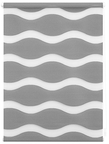 Lichtblick Doppelrollo Klemmfix ohne Bohren, Welle, Blickdicht, Klemmträger-Montage, Sichtschutz, Wandmongtage, Deckenmontage, für Fenster und Türen 60 cm x 150 cm (B x L), Grau