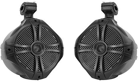 Rockville RWB90B Black 8 2-Way 4-Ohm Marine Wakeboard Tower Speakers Pair