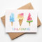 Essi's Stoff Boutique 10er-Set Eis Einladungskarten - Eis Kindergeburtstag - inkl. Umschläge