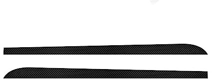 ORIGNL Minigonne Laterali 2 PCS Gonna Laterale Strisce Sticker Racing Fai da Te Decal per BMW Serie 1 F20 118i 128i 135i Accessori per Il Modello Normale Alettoni Laterali (Colore : Glossy Black)