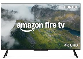 Amazon Fire TV serie 4 da 43 (ultimo modello), smart TV 4K Ultra HD con telecomando Alexa, HDR10+, processore veloce, Dolby Audio, modalità ambiente, TV in diretta gratuita