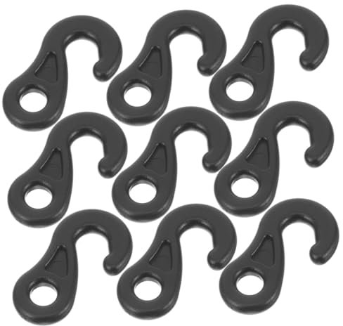 MOBUTOFU 20stücke Zelthaken Für Außenbereich Praktische Seilaufhänger Zum Befestigen Von Campingzelten Markisen Und Vordächern Winddicht Und Stabil