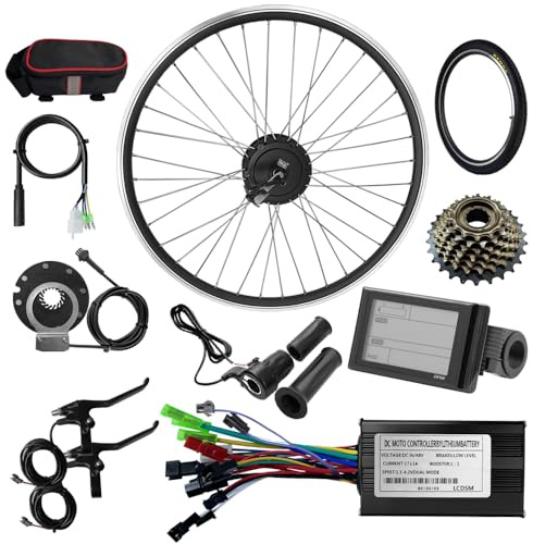 48V 27.5'' MXUS 250W Rear wheel Electric Bikes Conversion Kit Hub Motor, Waterproof Cable ,legal Motor ,E-bike Cycling Hub with Controller,Bike Bicycle Conversion Kit 7-speed Cassette,SW900 Screen