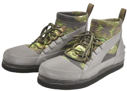 FACAIIO Chaussures de wading avec semelle antidérapante en feutre pour la pêche et l'exploration en rivière, légères, professionnelles, pour l'extérieur, chaussures aquatiques