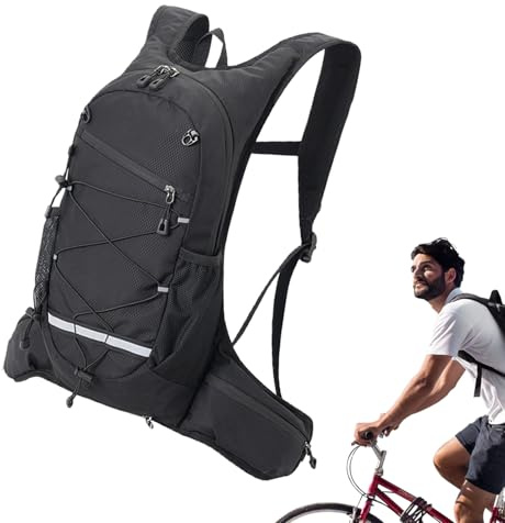 Fyrdyn Mochila de Hidratación,Mochila Ligera Impermeable Ajustable 20 litros | Equipo de Senderismo para Hombre,para Deportes De Aire Libre Camping Esquí Ciclismo En Montana Y