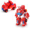 Super Wings EU720311 - Transformations-Flugzeug Jett Robo Rig, ca. 18 cm große Spiel-Figur für Kinder, verwandelbares Spielzeug, Fahrzeug und Roboterfigur, Rot