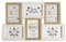 TIME HOME DEVELOPMENT Marcos de Fotos Multiple de Madera para Pared - 6 Fotos 10x15 cm (Rustico)