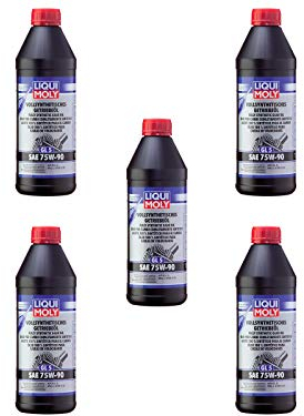 ILODA 5X Original Liqui Moly 1L Vollsynthetisches Getriebeöl (GL5) SAE 75W-90 Gear Oil