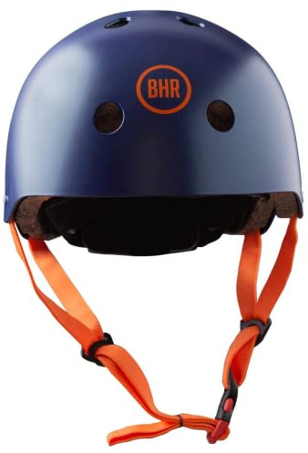 Hjälm för BHR 817 SPORT elektrisk sparkcykel och skoterhjälm | Tillverkad i EU & CE-godkänd | Hjälm för cykel, BMX, skateboard, skridskoåkning | Barn, tonåringar och vuxna | Matt BLÅ | M