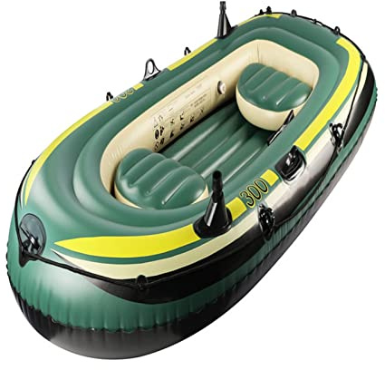 Onlynery Balsa Inflable Kayak - Bote PVC,Balsa Kayak para 2/3 Personas para Lagos Pesca ríos, flotadores inflables para Botes Piscina