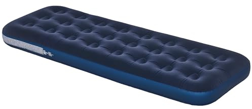 Outsunny Letto Gonfiabile Singolo, Materasso ad Aria 73x191x22 cm con Pompa Manuale Inclusa, Blu