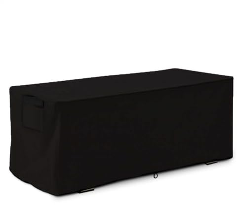 Jingyash Funda para Baúl de Terraza, Impermeable Funda Protectora para Baúl Almacenaje Exterior Terraza, Anti-UV Anti-polvo Cubierta para Caja de Almacenamiento de Jardin Arcón de Jardín