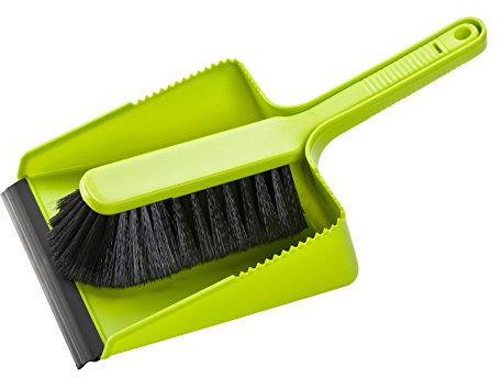 haug bürsten - Ensemble de balayage – Idéal pour enlever toute saleté – Couleur : vert – Dimensions : 34 x 18,5 x 7 cm – Fabriqué en Allemagne