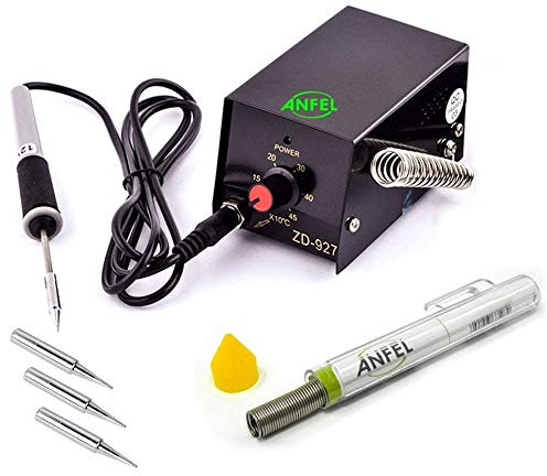 ZD-927 STAZIONE SALDANTE PROFESSIONALE CON 3 PUNTE INCLUSE COMPATTA 8W CON STILO SALDATORE A STAGNO PER CIRCUITI ELETTRONICI ELETTRONICA PUNTA ULTRA FINE