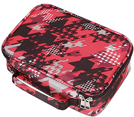 EDATOFLY 72 Slots Federmappe, Große Kapazität Reißverschluss Federmäppchen Stationäre Fall Farbige Bleistifte Halter Case Federtasche mit Innentasche (Tarnung)