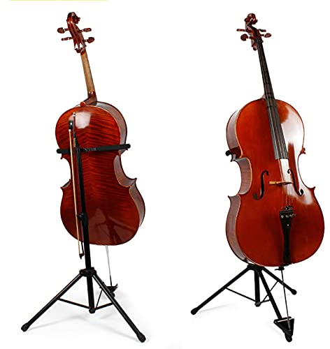 Cello-Stnder FL-14 Violoncello-Stnder Tragbarer, faltbarer, verstellbarer Stahlstnder Musikinstrumentenzubehr FL-14 Bodenstativstnder