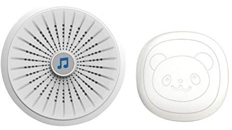 TOSSPER Wireless Dog Doorbell Press Button Dog Communication Door Bell Waterproof Touch Doorbell