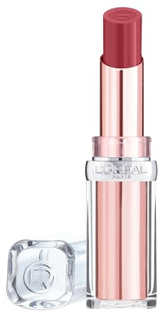 L'Oréal Paris Color Riche Glow Paradise, Rossetto e Burro a Cacao 2-in-1, Per Labbra dal Look Naturale e Nutrite, Finish Rimpolpato e Brillante, Texture Cremosa, Tonalità: Blusa Fantasy