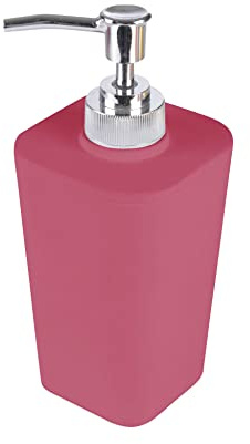 Douceur d'Intérieur Dispensador de jabón, Frambuesa, 7,3 x 7,3 x 18 cm