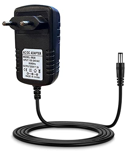 LEYF Universal Netzteil 9V DC 2A,AC 100-240V 50/60Hz,Adapter,Steckernetzteil,Netzadapter / 120 cm Kabellänge (5.5-2.1mm Klinkenstecker) Kompatibel mit TV-Box,Modem,LED-Streifen,Router,Kamera, 9V2A