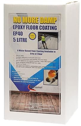 Homecare Essentials Wykamol EP40 Epoxy Floor Coating 5 Litre 2 Part Resin Based Epoxy Floor Coating (Grey)