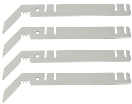 UTALIND 4 perchas de doble barra transversal para tubería y cortina, colgadores de cenefa de barra transversal de 10.7 pulgadas para telón de fondo de fiesta de boda