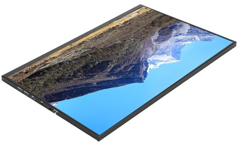 KIMISS 120Hz Portable Gaming Monitor 18in 1920x1200 HDR Eye Care Type C HD Multimedia Interface for Laptop PC Phone VESA Mountable, USB C Laptop Monitor, Portable Monitor with Full DCI