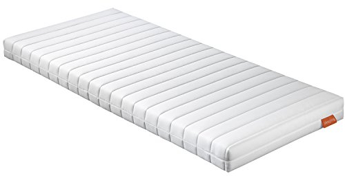 sleepling Matratze 120 x 200 x 11 cm, Rollmatratze Gästematratze, Komfort- Kaltschaummatratze, Made in EU, Bezug waschbar, Ökotex 100, Härtegrad 2, weiß