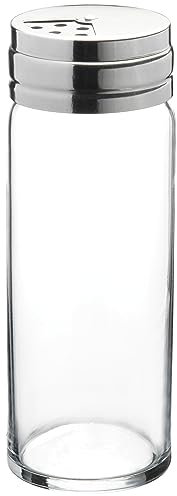 Pasabahce Basic Salzstreuer mit Metalldeckel, Gewürzstreuer, 43890S00, Transparent