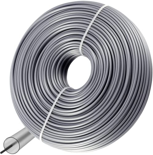 GARDENIX Gräsklippningstråd förstärkt trimmertråd 2,4 mm x 100 m rund grästrimmer tråd nylontråd