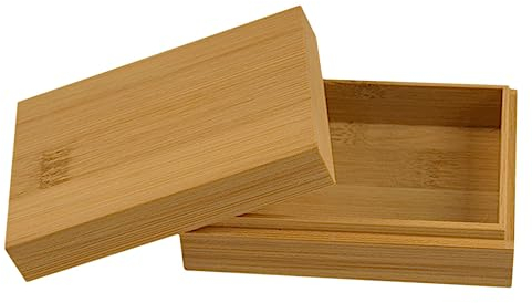 Abaodam Boîte De Rangement Bois pour Cartes à Jouer Boîte Vintage Solide Et Compacte Et Accessoires Pequeños Poker Et Rangement Bijoux