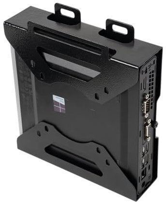 Shinar Metal Holder Compatible with Dell Mini PC Mount Mounting Bracket Form Factor Housing VESA Mount Adapter Underdesk and Wall Mount Suitable for MFF3040,3046,3050,3070,3080,5050,5060