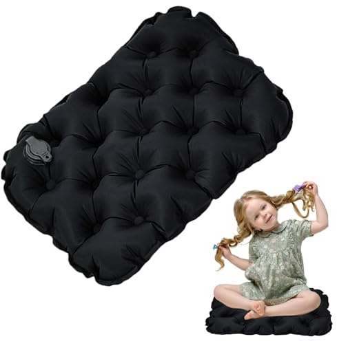 Coussin de siège gonflable – Coussin d'air léger pour le camping, le sport, le camping, l'alpinisme, la randonnée, l'avion, la voiture, le stade