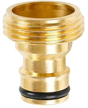 Dunnet Tools 3/4” Male Threaded Brass Tap Connector – Heavy Duty BSP Garden Hose Tap Adaptor, Durable Outdoor Hose Fitting for Irrigation & Watering Systems