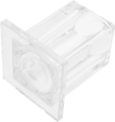 DIKACA Microphone Acrylic Stand Marked Desk Mic Holder Tabletop Stand for 2 Wireless Mics