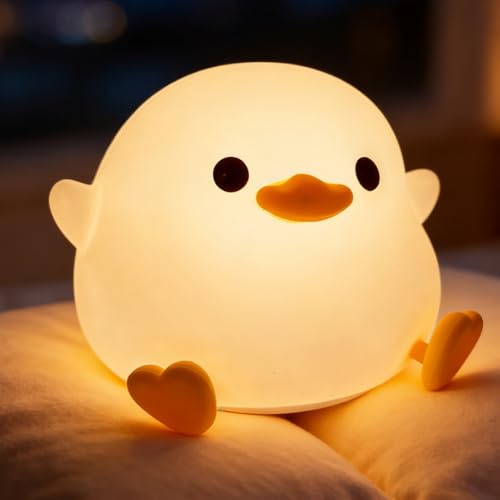 TaimeiMao Lampada Da Comodino, Lampada Paperella Led, Luce Notturna Bambini e Animali, Luce Notturna Ricaricabile da USB Regolabile, Adatto per Camerette, Soggiorni e Camere da Letto
