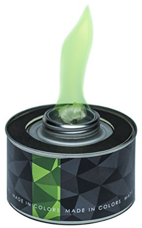 Made In Colors 400024056 V – Fackel Sich aus einem Container aus Metall und Einer Halterung für Docht, grün