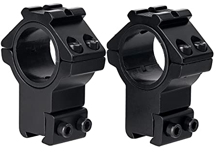 FOCUHUNTER Haut Profil 1 Anneaux Scope Montage - 30mm/25.4mm Lunette de Visee Montage Adapter Picatinny Rail (11mm)