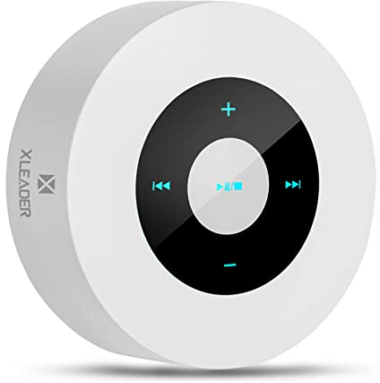 Xleader [Smart Touch Bluetooth Lautsprecher SoundAngel A8 (3rd Gen) Wireless Mini Lautsprecher mit Tragbarer Wasserfest Fall Mikrofon TF AUX 15h Musik für iPhone Tablet Strand Camping Geschenke Weiß