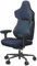 ThunderX3 CORE Modern - Ergonomischer Gaming Stuhl, Sitzfläche neigbar, Lendenwirbelstütze, Memory Foam Kopfstütze, Fußstütze, Kunstleder – Blau