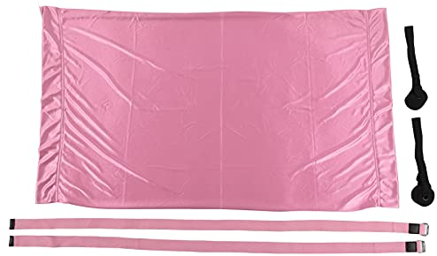 Yoga-Hängematte, Handstand, Geteiltes Bein, Dehnbar, Training, Tragbar, Elastisch, Lufthängematte Zuhause (Rosa)