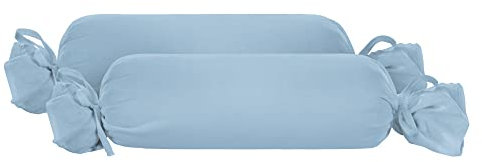biberna Feinjersey Kopfkissenbezug 0077144 2X 15x40 cm eisblau