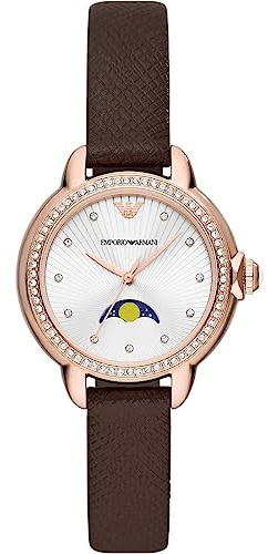 Emporio Armani AR11568 Reloj de Pulsera para mujeres Indicador de la fase lunar
