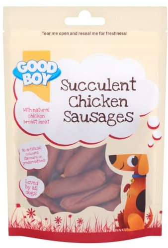 Good Boy Chicken Sausages Dog Treats 75g