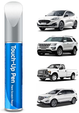 YZ/Z1/M6887 Oxford White Touch Up Paint Compatible with Ford Exact Match Touch Up Paint Car Scratch Repair