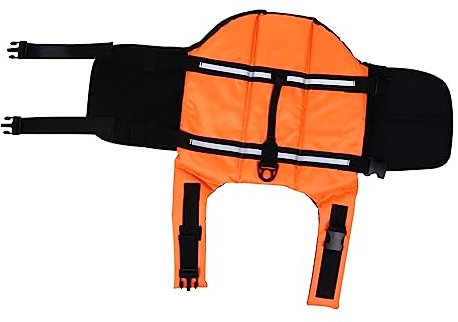 COLLBATH Hund Schwimmweste Rettungsweste Fuer Welpen Bootfahren Badeanzug Haustier Reflektierend Schnellverschluss Komfortable Trage Weste Pool Strand