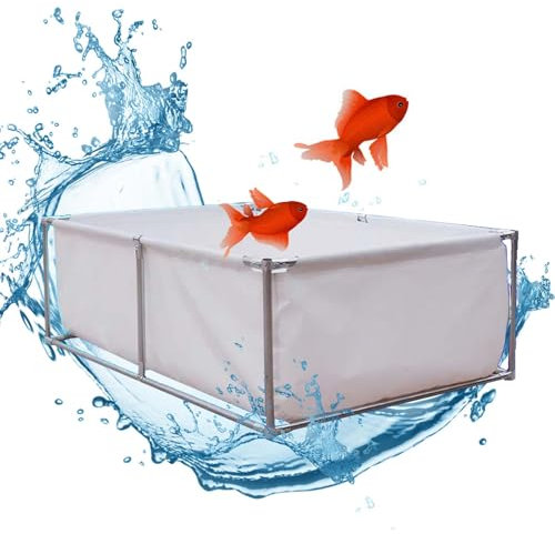 Piscina rectangulaire plissée avec Robinet de vidange, Estanque Jardin, Piscina Desmontable Acero, Piscinas Desmontables, étang de Jardin préformé, étang de Piscine pour Poissons e