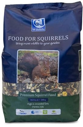 CJ Wildlife Nourriture Ecureuil Sauvage 1,75kg – Ecureuil – Aliment pour Animaux Sauvages